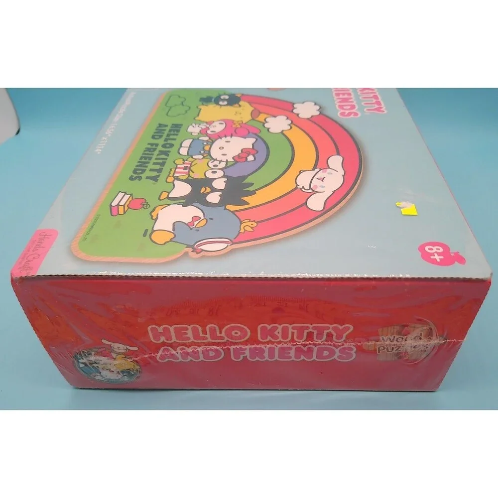 Sanrio - Hello Kitty and Friends Rainbow Wood Puzzle - 92 Pieces  16.56x11.14
